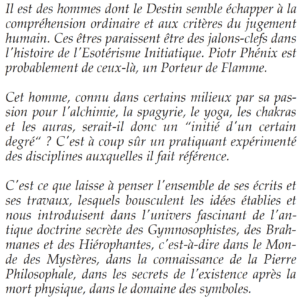 PÈLERINAGE AUX COULISSES DE LA VIE